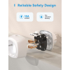 Meross Mini WLAN socket set 3 pieces. Works with Apple HomeKit. Smart WiFi Plug with Timer, No Hub Required, 10A