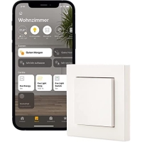 Eve Light Switch – Smarter Lichtschalter, Einfach-, Wechsel- & Kreuzschaltung, kompatibel mit Mehrfachschaltern