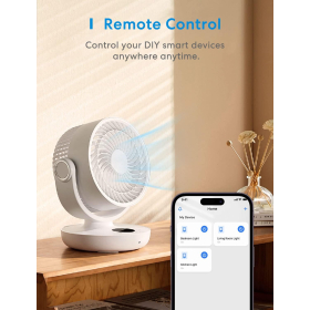 Meross Universal Smart Switch, 10A DIY Smart Switch kompatibel mit Alexa, Google Home und SmartThings, WiFi-Schalter mit Sprachsteuerung