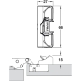 * Pack of four * Soft latch for use with Symphony/Titus 110° hinge Click on