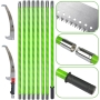 Branch saw with handle 8.4m handsaw Adjustable length, high reach pole with carrying bag, cuts cleanly and quickly for high branches