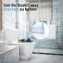 4 x 100cm Duschdichtungen für Duschtüren, 6mm 7mm 8mm Dichtung Dusche Glastür, Transparent Duschdichtung Glasdicke, Wasserabweisende Ersatzdichtung für Dusche, Schwallschutz Dichtkeder