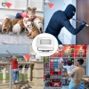 Aktivstar Sensor de Movimiento con Sonido Alarma para entradas/Sensor de Movimiento para Casa y Comercios, Alarma de Seguridad,Detector de Presencia Portátil,（Blanco）