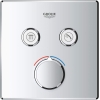 Grohe SmartControl - Grifo Cuadrado con 2 salidas, color cromo (Ref.29148000)