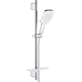 GROHE Vitalio SmartActive 130 Cube - shower rail set (water-saving, 3 spray types, durable surface) chrome, 26596000