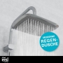 EISL EASY FRESH set de ducha, sistema de ducha sin grifo 2 en 1 con ducha de lluvia grande (250 x 200 mm) y teleducha, cromo DX12006