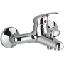 ANMECS Bathtub Faucet Wall-mounted Faucet Bathtub Mixer Chrome Plated