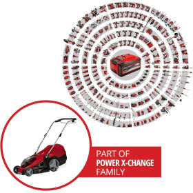 Аккумуляторная газонокосилка Einhell GE-CM 36/43 Li M-Solo Power X-Change