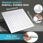 HAUSPROFI Shower head Tropical shower (30 x 30 cm)