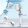 ZOCONE Shower Head with 1.5M Hose, High Pressure Water Saving Anti-scale Shower Head, with 6 Filter Element