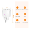 SURFOU Wi-Fi smart outlet with power consumption, remote control via app and voice, compatible with Alexa, Google Home and SmartThings