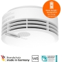 Hekatron Genius Plus Edition 2021 - Smoke detector with batteries and stickers