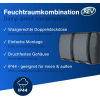 REV AquaForm, double socket, damp room socket, IP44, surface-mounted, anthracite