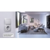 Kopp Paris socket outlet with earthing contact, single, with touch protection, 16A, 250V~, IP20, arctic white, 920602087