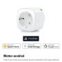 Eve Energy (Matter) - Enchufe inteligente, control por app y voz, compatible con Apple Home, Alexa, Google Home, SmartThing