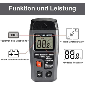 Feuchtigkeitsmesser, Holzfeuchtemesser