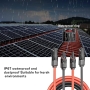 Extension cable for solar modules