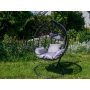 Black hanging chair KOKON