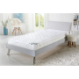 Mattress cover "Softly Comfort", with cold foam core, 7-zone wave structure