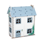 Playtive wooden dollhouse »Cabinet«, three floors, foldable