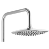 Shower column Lucca with overhead shower overhead shower rain shower chrome-plated
