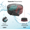 ZACO W450 wet/dry vacuum cleaner robot with additional clean and dirty water tank