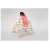 Climbing triangle, made of solid wood