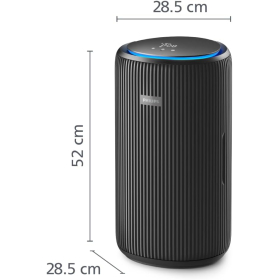 Очищувач повітря Philips серії 4200, HEPA + фільтр з активованим вугіллям, CADR 600 м³/год, 156 м², тихий, енергоефективний