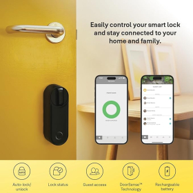 Yale Linus Smart Lock L2 Negro Acceso sin Llave y Control Remoto