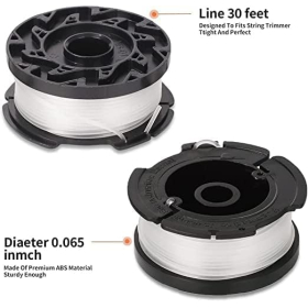 Катушки Black & Decker для кусторезов, 6 штук, с крышкой и пружиной