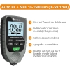 Neoteck Digital Paint Thickness Gauge for Cars, Fe & NFe Probes, 0-1500µm