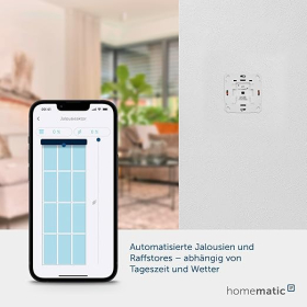 Homematic IP HmIP-BBL Weißer Funk-Sender für Rollläden & Fensterläden