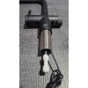 Grifo de cocina SCHÜTTE Aquastar Premium de 3 vías con agua con gas, color negro.