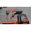 Taladro percutor inalámbrico BLACK+DECKER de 18 V con maletín
