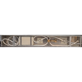 DP Griferia Polinesia Hydromassage-Duschsäule aus Aluminium, Weiß