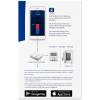 Termostato de ambiente Smart Home de Bosch para calefacción por suelo radiante con control por cable de 24 V: compatible con Google y Alexa Assistant.