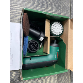BOSCH VERDE – cepillo de limpieza eléctrico para Bosch Home (incluye batería integrada de 3,6 V, 1 cable micro-USB y 4 accesorios de limpieza)