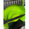 Greenworks 48V lawnmower with 46cm cutting width and 55L grass catcher bag