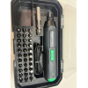 Аккумуляторная отвертка Amazon Basics by SKIL 3,6 В (макс. 4 В) с набором из 34 бит и USB-кабелем