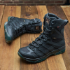 Botas tácticas de combate de invierno PAV 707, negras, forradas