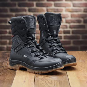 Botas tácticas de combate de invierno PAV HARLAN 805, color negro, cómodas