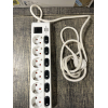 Brennenstuhl Steckdosenleiste mit 6 Steckdosen und Einzelschaltern, 2 m Kabel, Weiß
