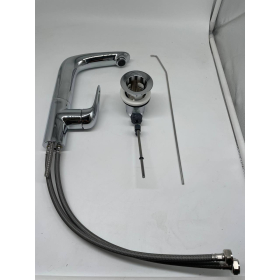 Eurostyle Einhand-Waschtischarmatur GROHE mit Ablaufgarnitur, L-Size, Chrom