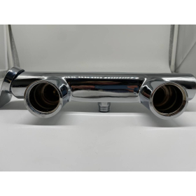 hansgrohe Vivenis bath mixer, surface-mounted bathroom mixer with 2 functions, chrome