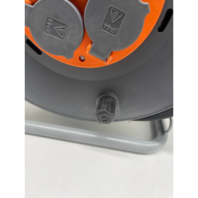 Котушка для кабелю для будівельного майданчика Zenitech IP44 з 4 розетками, 40 м