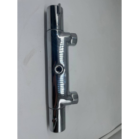 Mezclador termostático de ducha Ecostat 1001 CL, color plata
