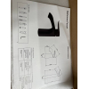 Grifo monomando blanco para lavabo con efecto cascada, fabricado en latón.