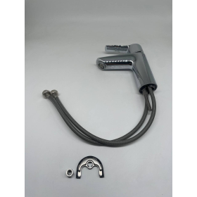 GROHE QUICKFIX Start Waschtischarmatur mit Wassersparfunktion und Klick-Klack-Ablauf