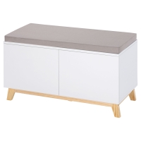 LIVING STYLE bench with storage space measuring 80x47x38 cm