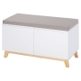 Banco LIVING STYLE con espacio de almacenamiento de 80x47x38 cm